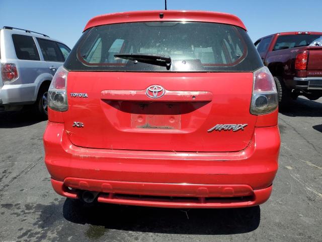 2T1KR32E76C577535 - 2006 TOYOTA COROLLA MA XR RED photo 6