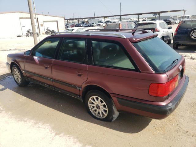 WAUCK84AXRN021539 - 1994 AUDI 100 S BURGUNDY photo 2