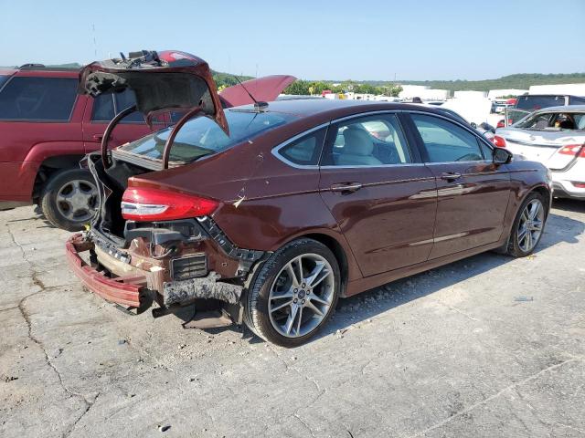 3FA6P0K99FR194530 - 2015 FORD FUSION TITANIUM BROWN photo 3