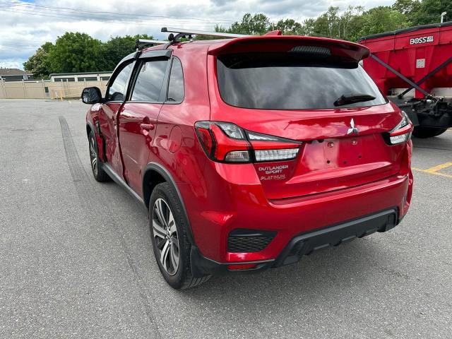 JA4APUAU1MU034417 - 2021 MITSUBISHI OUTLANDER ES RED photo 2