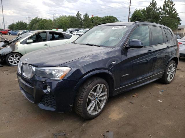 5UXWX9C53G0D67603 - 2016 BMW X3 XDRIVE28I BLACK photo 1