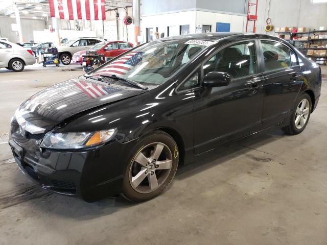 19XFA1F61AE008528 - 2010 HONDA CIVIC LX-S შავი ფოტო 1
