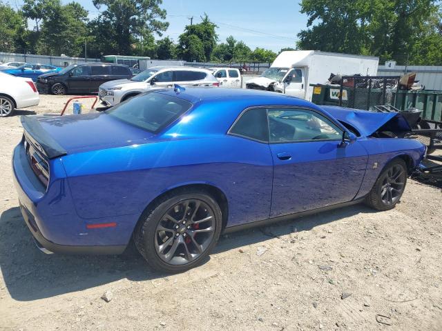 2C3CDZFJ1MH628063 - 2021 DODGE CHALLENGER R/T SCAT PACK BLUE photo 3