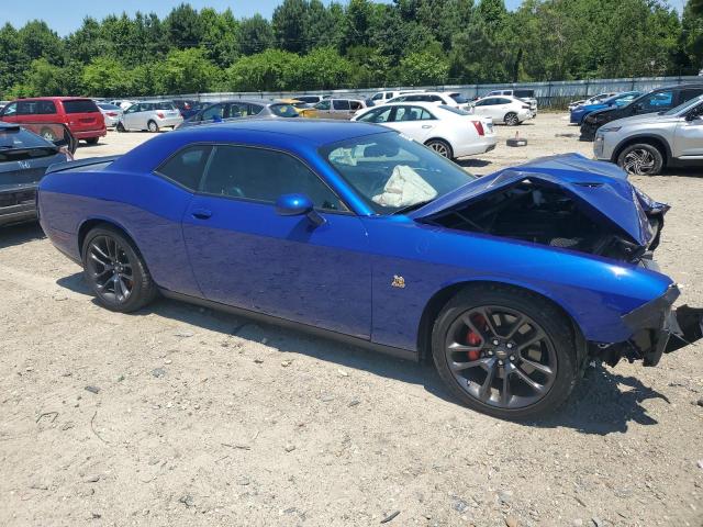 2C3CDZFJ1MH628063 - 2021 DODGE CHALLENGER R/T SCAT PACK BLUE photo 4