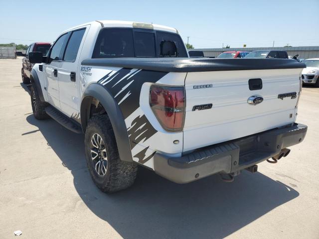 1FTFW1R66EFB03188 - 2014 FORD F150 SVT RAPTOR WHITE photo 2