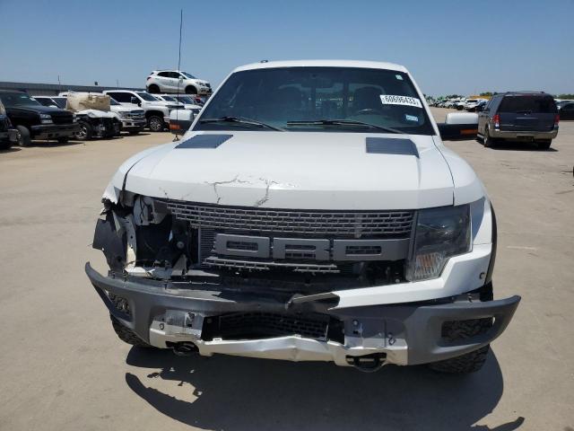 1FTFW1R66EFB03188 - 2014 FORD F150 SVT RAPTOR WHITE photo 5