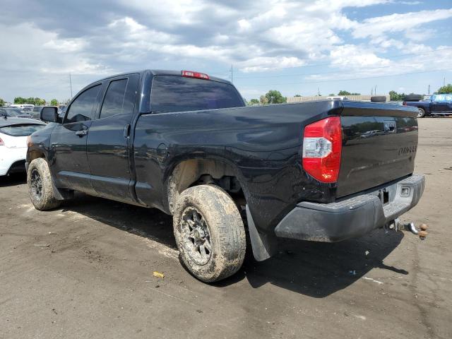 5TFRM5F12EX076827 - 2014 TOYOTA TUNDRA DOUBLE CAB SR/SR5 BLACK photo 2