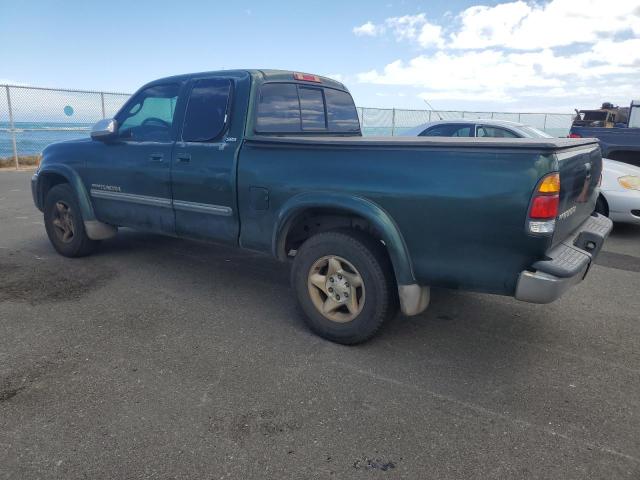 5TBRN34123S395936 - 2003 TOYOTA TUNDRA ACCESS CAB SR5 GREEN photo 2