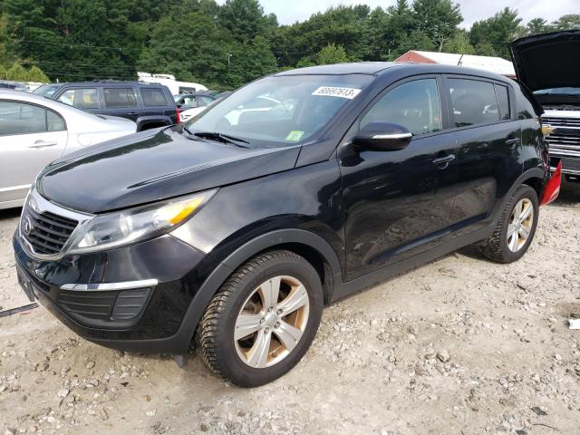 KNDPB3A20D7388421 - 2013 KIA SPORTAGE BASE BLACK photo 1