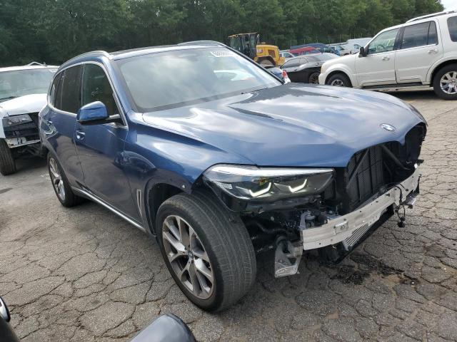 5UXCR6C09M9E90216 - 2021 BMW X5 XDRIVE40I BLUE photo 4