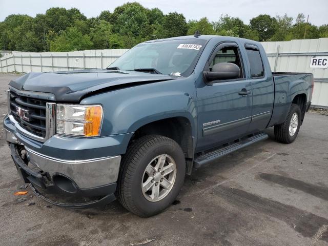 1GTR2VE35BZ169303 - 2011 GMC SIERRA K1500 SLE BLUE photo 1