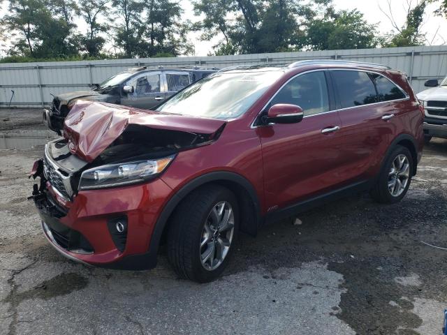 5XYPHDA54KG591942 - 2019 KIA SORENTO EX RED photo 1