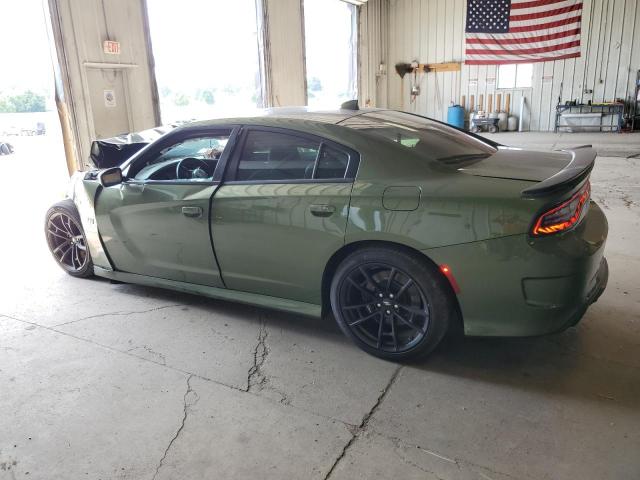 2C3CDXGJ0MH555156 - 2021 DODGE CHARGER SCAT PACK GREEN photo 2