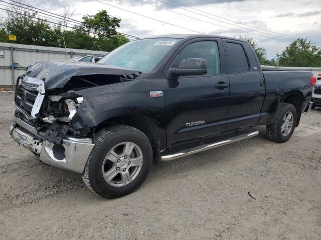 5TFUW5F1XAX155502 - 2010 TOYOTA TUNDRA DOUBLE CAB SR5 BLACK photo 1