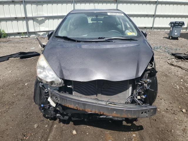 JTDKDTB36C1510194 - 2012 TOYOTA PRIUS C GRAY photo 5