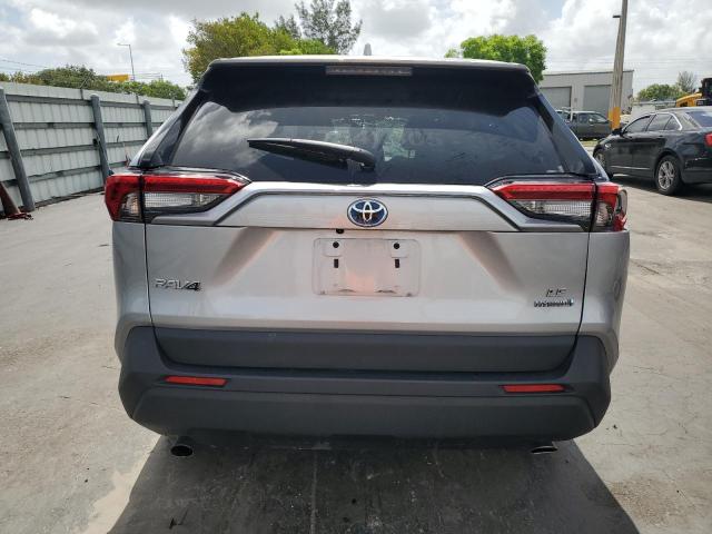 4T3LWRFV6RU124804 - 2024 TOYOTA RAV4 LE SILVER photo 6