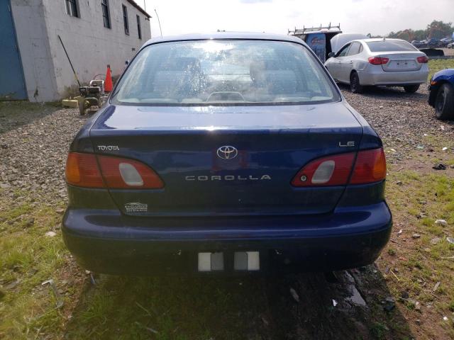 2T1BR18EXWC077039 - 1998 TOYOTA COROLLA VE BLUE photo 6