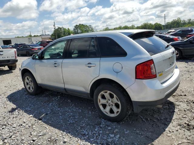 2FMDK3JC3DBE22723 - 2013 FORD EDGE SEL SILVER photo 2