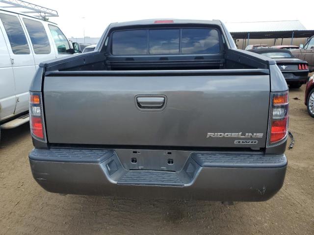 2HJYK16418H519042 - 2008 HONDA RIDGELINE RTS GRAY photo 6