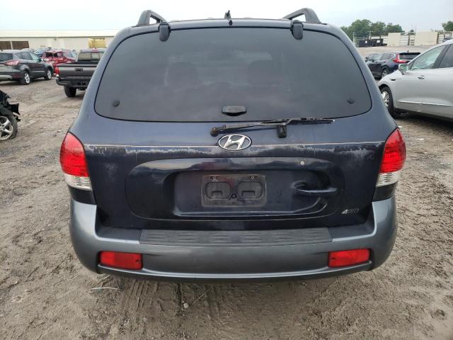 KM8SC73D85U924849 - 2005 HYUNDAI SANTA FE GLS BLUE photo 6