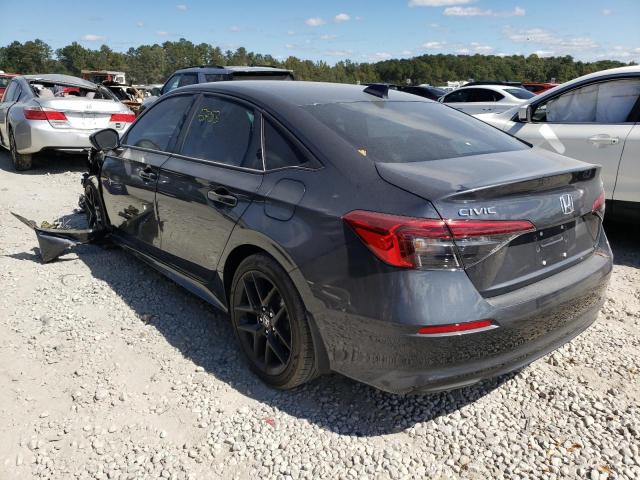 2HGFE2F59NH577138 - 2022 HONDA CIVIC SPORT Schwarz Foto 3