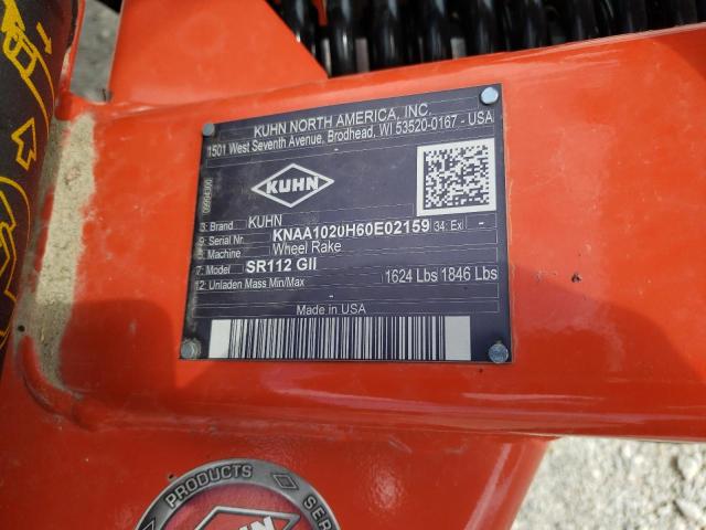 KNAA1020H60E02159 - 2022 MISC TRAILER Қызыл фото 10