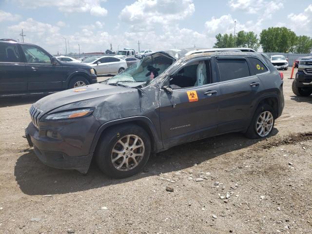 1C4PJMCB3FW679770 - 2015 JEEP CHEROKEE LATITUDE GRAY photo 1