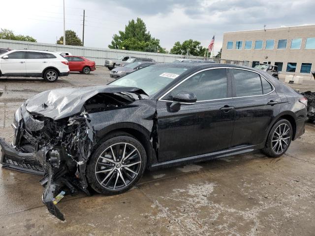 4T1T11AK1PU749663 - 2023 TOYOTA CAMRY SE NIGHT SHADE BLACK photo 1