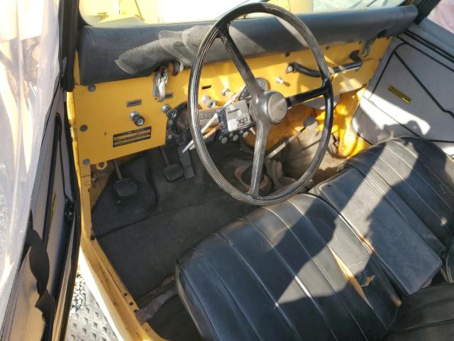 J4F835TH42648 - 1974 JEEP CJ-5 YELLOW photo 8