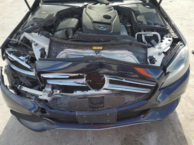 55SWF4KB6GU103089 - 2016 MERCEDES-BENZ C 300 4MATIC BLUE photo 11