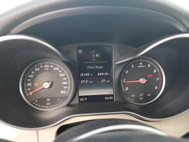 55SWF4KB6GU103089 - 2016 MERCEDES-BENZ C 300 4MATIC BLUE photo 9