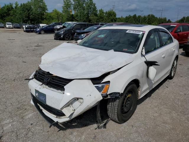 3VWLX7AJ8CM361368 - 2012 VOLKSWAGEN JETTA SEL WHITE photo 1