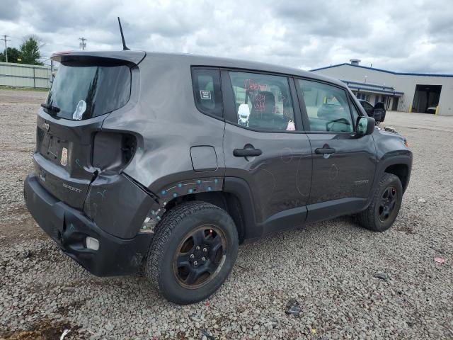 ZACCJBABXJPJ57257 - 2018 JEEP RENEGADE SPORT GRAY photo 3