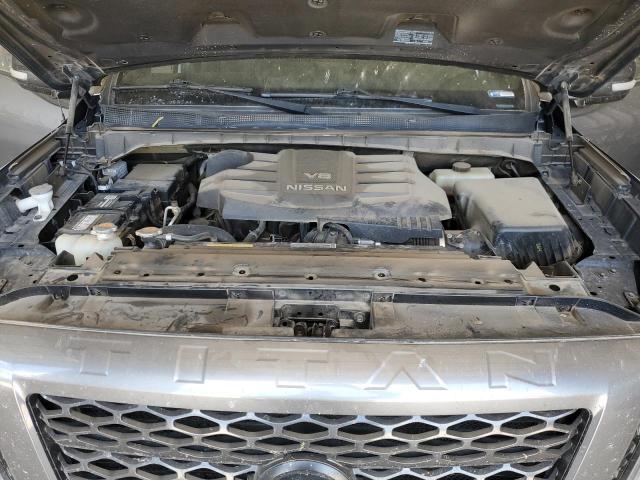 1N6AA1E57KN526091 - 2019 NISSAN TITAN SV GRAY photo 11