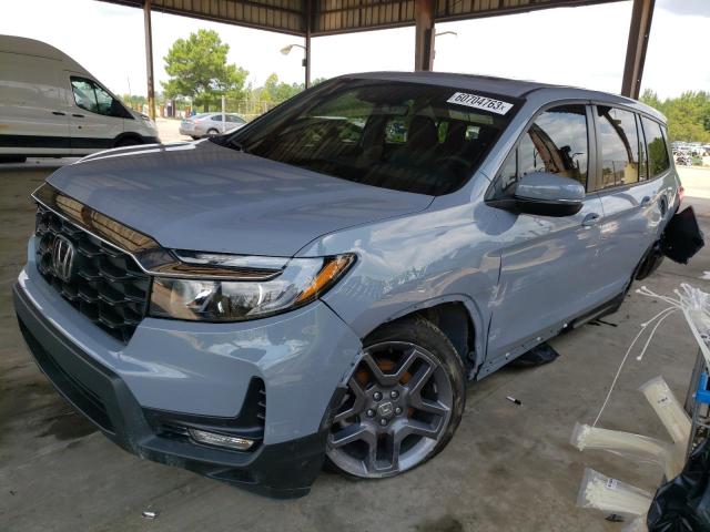 5FNYF7H53NB000481 - 2022 HONDA PASSPORT EXL Mavi foto 1