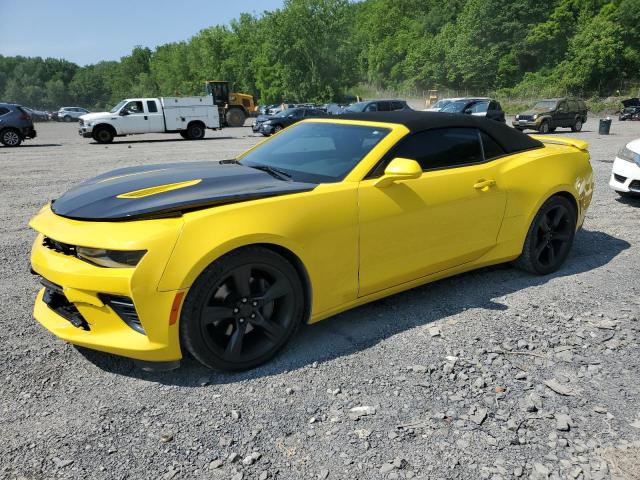 1G1FF3D7XH0169593 - 2017 CHEVROLET CAMARO SS YELLOW photo 1