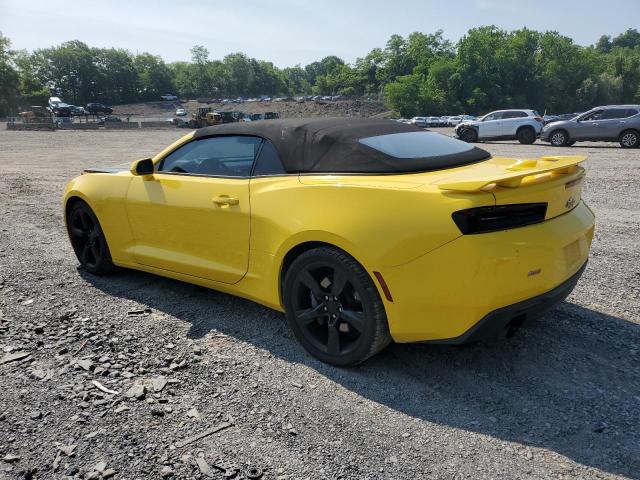 1G1FF3D7XH0169593 - 2017 CHEVROLET CAMARO SS YELLOW photo 2