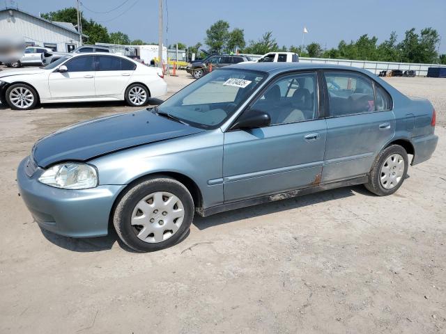 2HGEJ6616YH601086 - 2000 HONDA CIVIC BASE BLUE photo 1