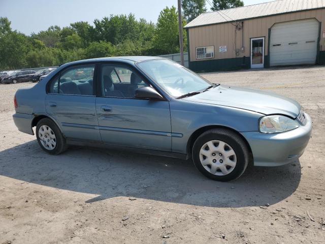 2HGEJ6616YH601086 - 2000 HONDA CIVIC BASE BLUE photo 4