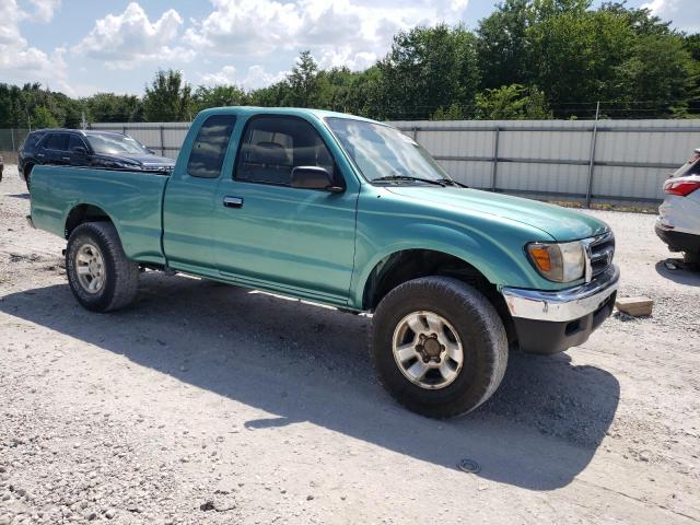 4TAWM72N0TZ157992 - 1996 TOYOTA TACOMA XTRACAB TURQUOISE photo 4