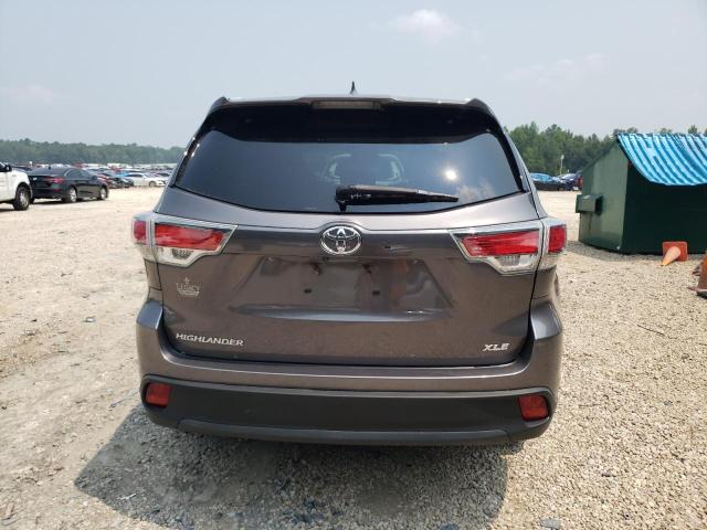 5TDKKRFH3GS135291 - 2016 TOYOTA HIGHLANDER XLE Gümüş foto 6