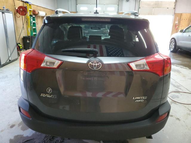 JTMDFREV6FD111694 - 2015 TOYOTA RAV4 LIMITED GRAY photo 6