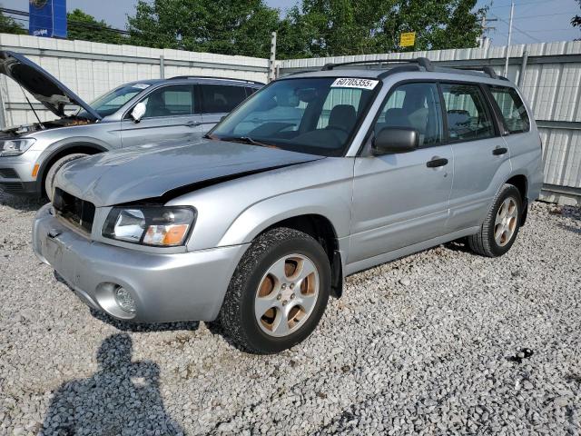 JF1SG65694H740809 - 2004 SUBARU FORESTER 2.5XS Argent photo 1