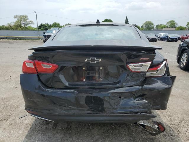1G1ZG5ST9MF061740 - 2021 CHEVROLET MALIBU RS BLACK photo 6