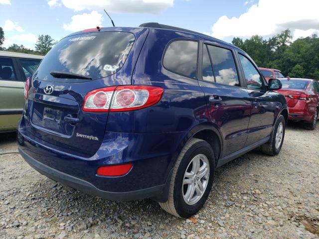 5NMSG3AB6AH388276 - 2010 HYUNDAI SANTA FE GLS BLUE photo 3