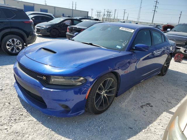 2C3CDXGJXJH177729 - 2018 DODGE CHARGER R/T 392 BLUE photo 1