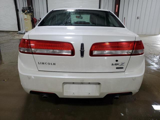 3LNHL2JC5CR809315 - 2012 LINCOLN MKZ WHITE photo 6