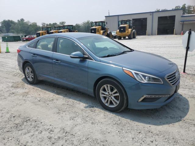 5NPE24AA4FH134763 - 2015 HYUNDAI SONATA ECO BLUE photo 4