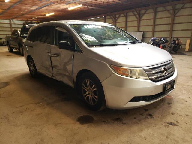 5FNRL5H43DB503449 - 2013 HONDA ODYSSEY EX SILVER photo 1