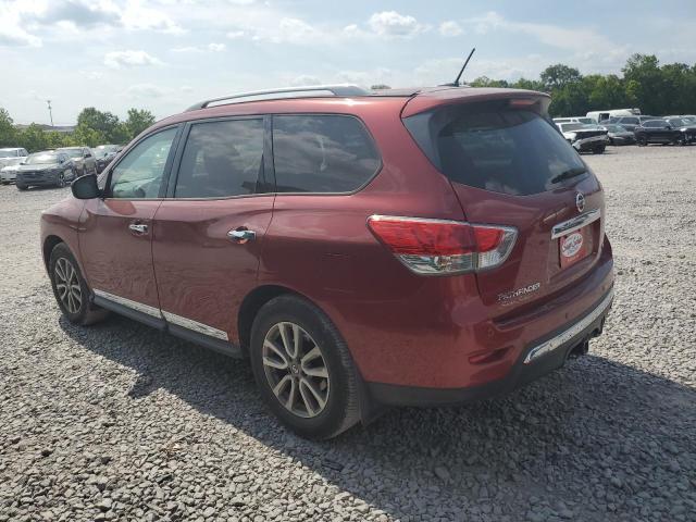 5N1AR2MN8EC725066 - 2014 NISSAN PATHFINDER S RED photo 2